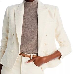 L’AGENCE Boucle Tweed Blazer